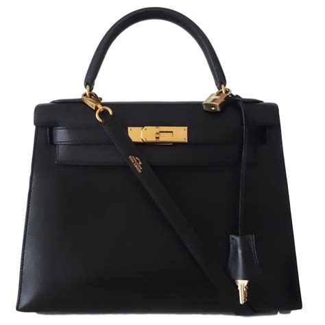 sac kelly hermes noir|Hermes kelly pochette bag.